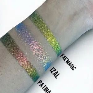 Multichrome Single Eyeshadows 26mm Pan Size Magnetic and Compact Packaging