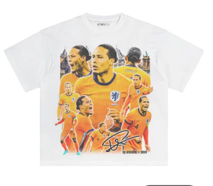 VIRGIL VAN DIJK NETHERLAND Tee, Graphic Sport T-shirt, Vintage Soccer Player Shirt ,Playoffs,Y2k , Soccer Apparel , Gift For Soccer Fans, Gift For him