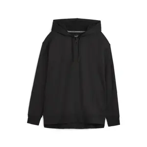 PUMA Womens Train Cloudspun Hoodie Training Athletic Outerwear Casual - Black