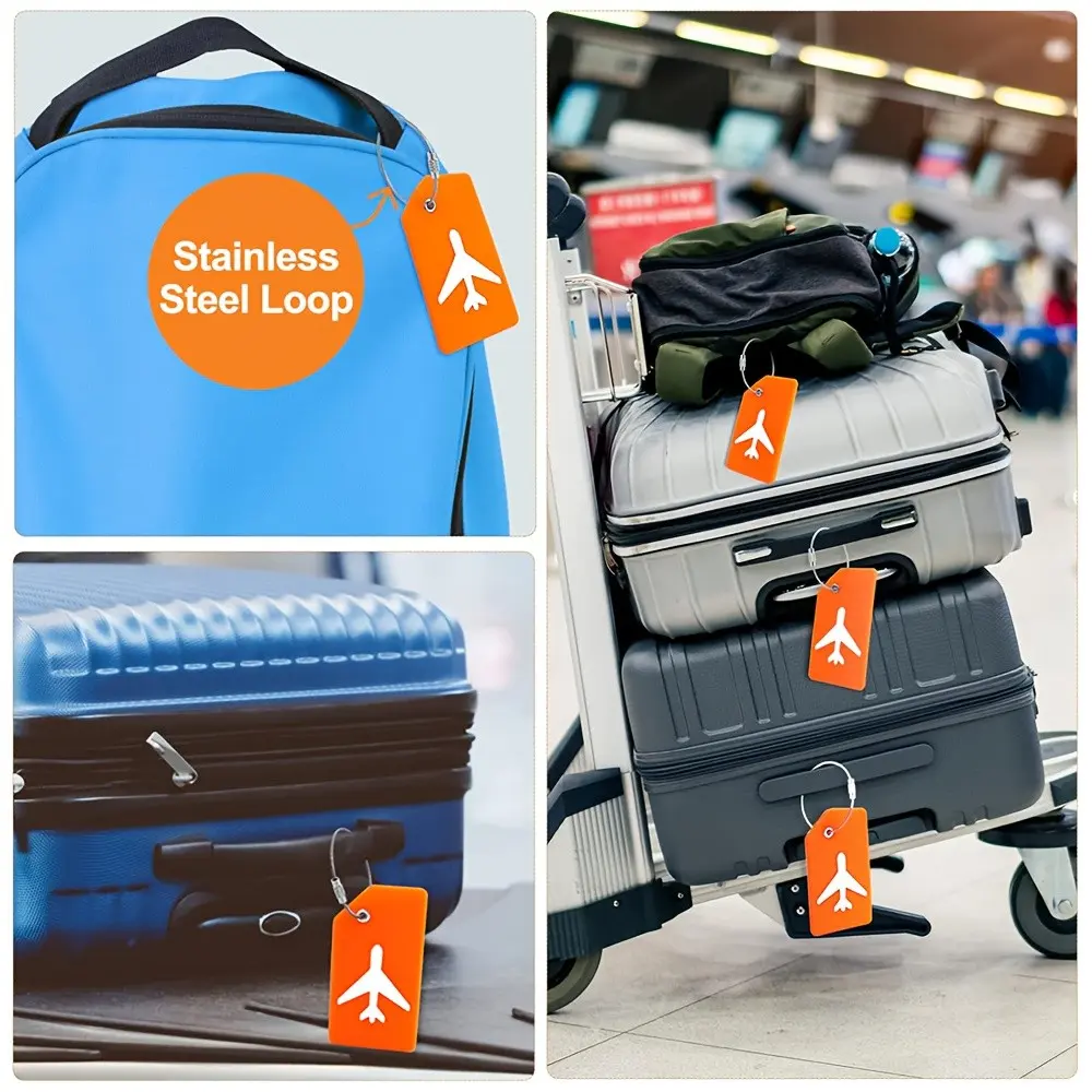 1 Pack Durable Silicone Suitcase Tag, Fashionable Design for Luggage and Bags, Durable Travel Accessory, Luggage Accessories, Ideal Gift for Travel Enthusiasts, Traveling Essentials, Hot Selling Item
