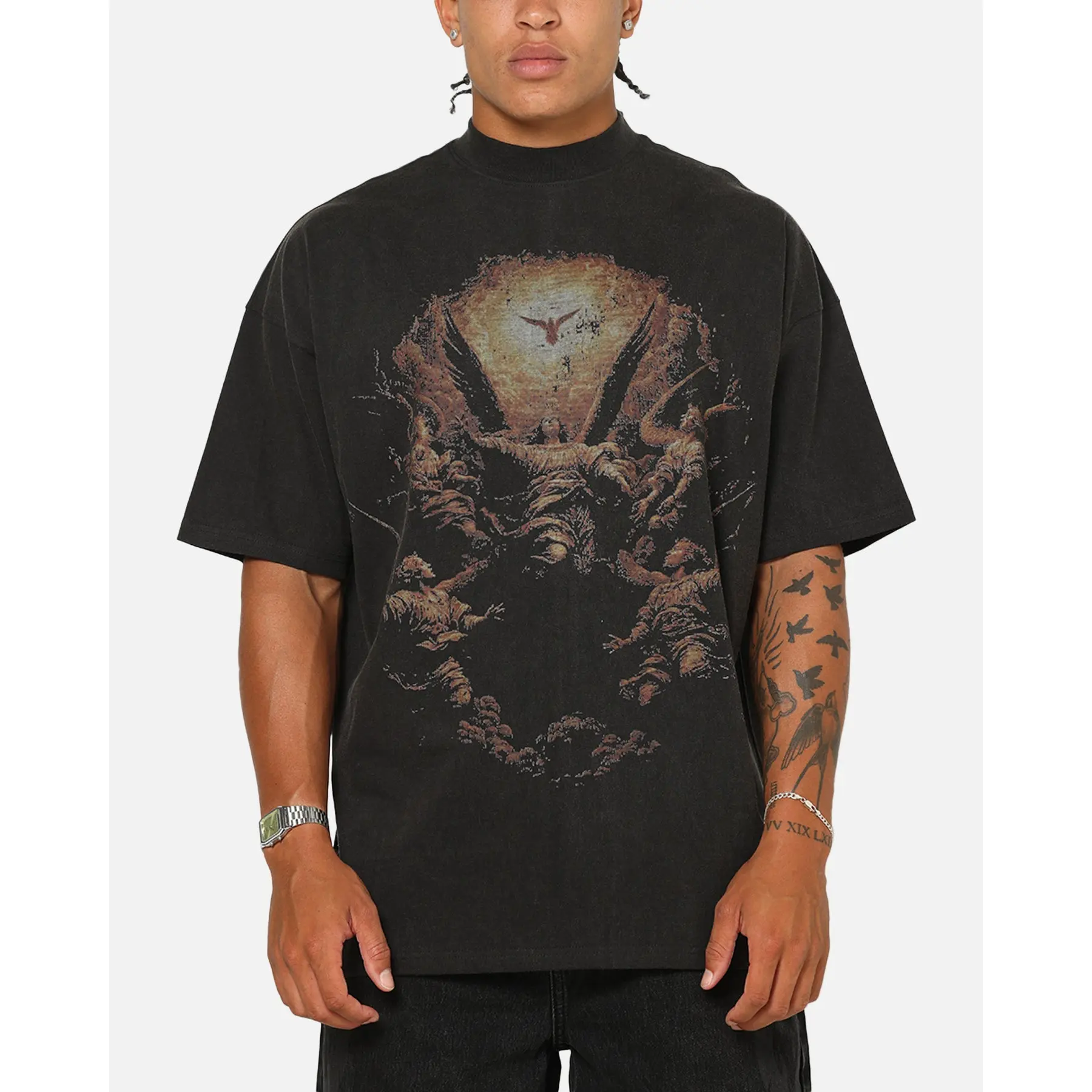 Saint Morta Rapture T-Shirt Vintage Black - TikTok Shop display picture 1