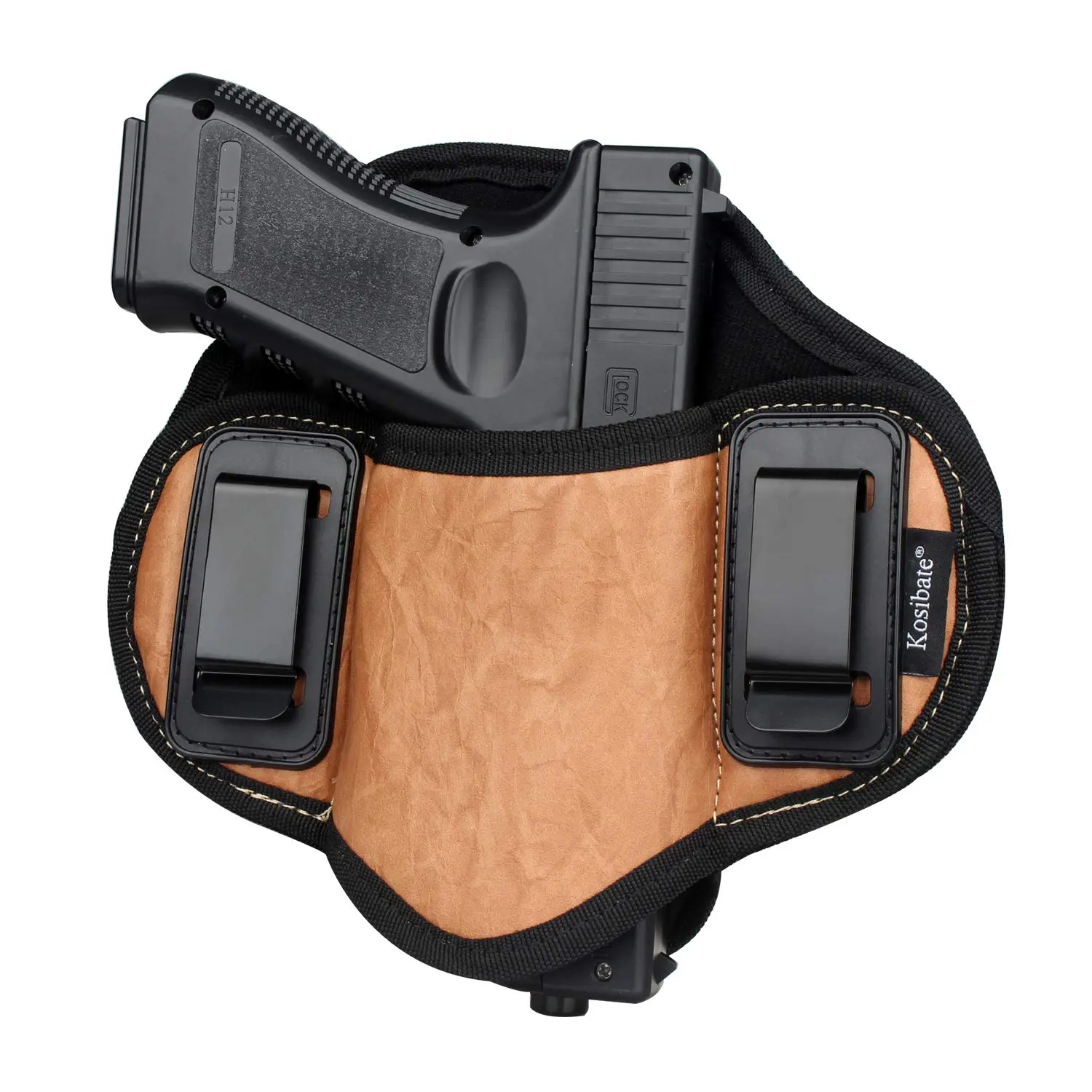 Pancake Holster  Iwb Pu Leather Compatible With G19 23 32 26 27 30 33 M&p Shield Xds P320 Taurus Pt111 Holsters
