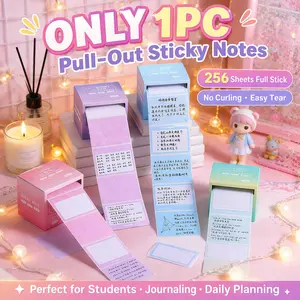 256 Pcs Colorful Sticky Index Labels, Pull-Out Glitter Index Stickers, Writable Note Pads, Markers for Students, Office & Journaling, Back to School Supplies, Classroom Party Favors, Self Adhesive Stickers, Essential for Note-Taking Planner Organization