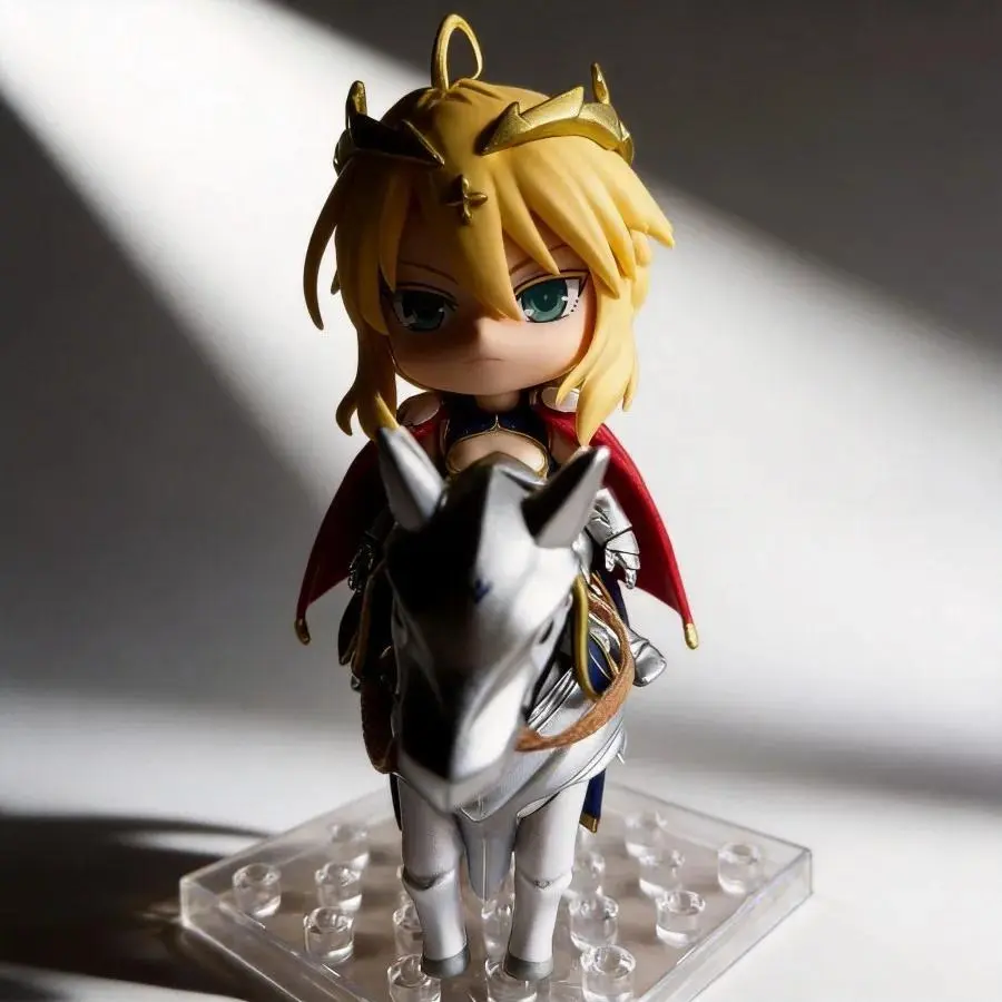 Chibi Style Artoria Pendragon (Lancer Alter) Plastic Nendoroid Themed Figure - Fate Series, 14cm Premium Collectible Model, Dainty Details, Fine Craftsmanship, High-Quality Material for Anime Fans Collectibles