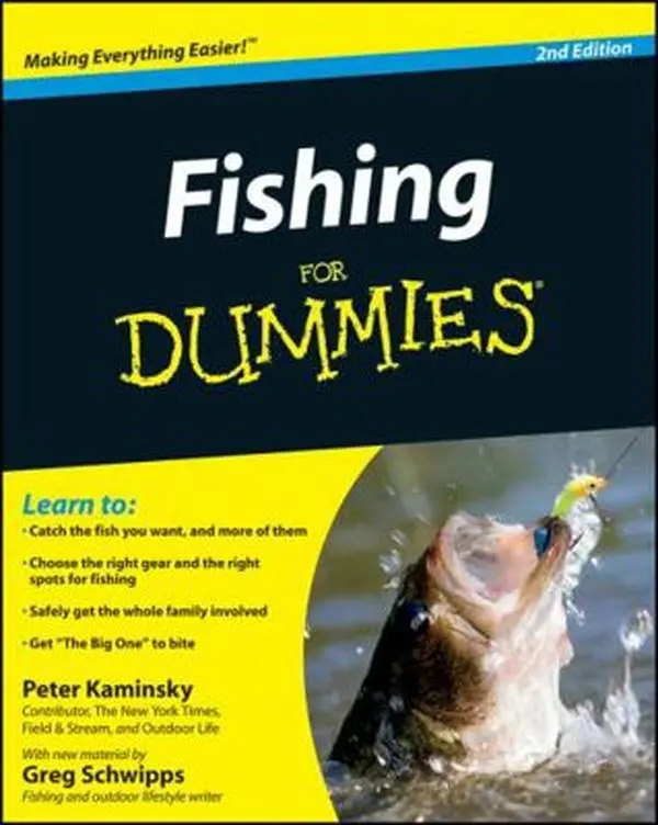 USED Book - Fishing for Dummies by Kaminsky, Peter (Paperback) - english