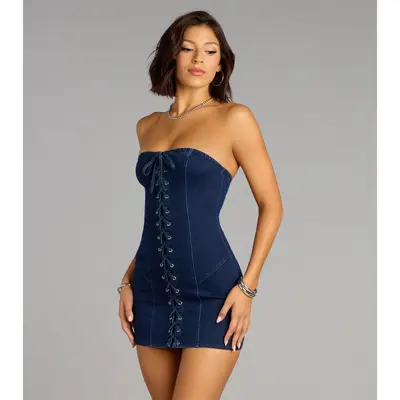 justine mesh mini dress Lauryn Mesh Mini Dress