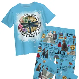 Outlander Tv Series Pajamas Set, Tv Series Movie Short Sleeve Pajamas Sets, Mother's Day Gift For All People, Gift For Everyone