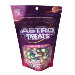 ASTRO TREATS Freeze Dried Berry Asteroid - Made in USA, Authentic & Unique Flavor