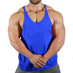 Men's Stringer Cut Sleeveless Vest - Multiple Colors Gym & Bodybuilding Fitness Clothing