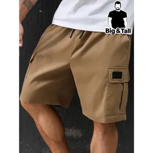 Men's Khaki Cargo Shorts | Y2K Streetwear Utility Casual Bottoms