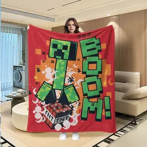 Pixel Blanket Multi-Purpose, Multiple Sizes, Various Scenarios Use, Sofa Bed Decoration, Nap Air Conditioning Blanket
