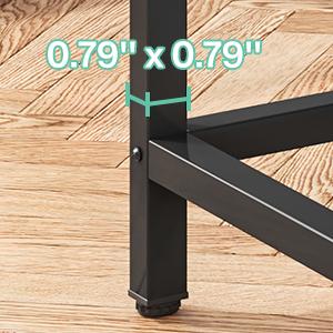 Tribesigns Computer Desk with 5 Drawers, Home Office Desks with Reversible Drawer Cabinet Printer Stand, Industrial PC Desk with Storage, Rustic Study Writing Table Workstation for Small Spaces, Black