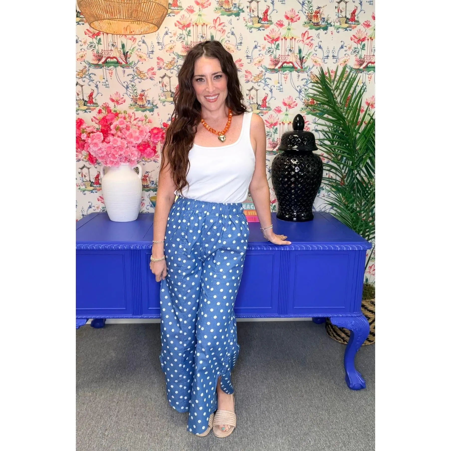 The Loverboy Pants in Polkadots
