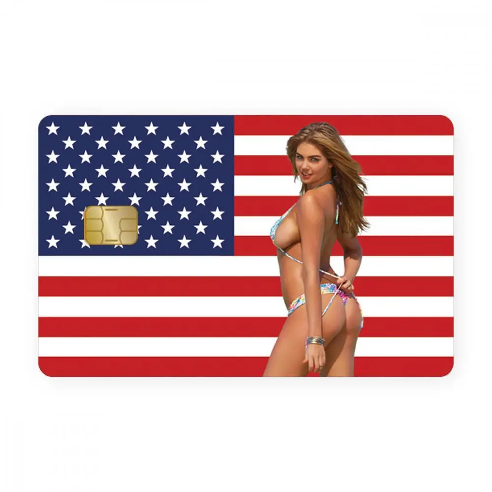 Kate Upton America Credit Card Skin