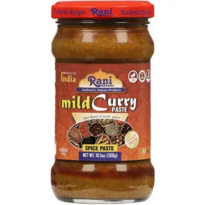 Rani Curry Paste MILD (Spice Paste) 10.5oz (300g) Glass Jar ~ No Colors | All Natural | NON-GMO | Kosher | Vegan | Gluten Free | Indian Origin