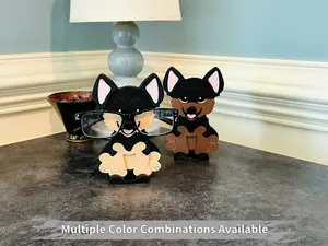 German Shephard Eyeglass or Sunglass holder, great gift idea