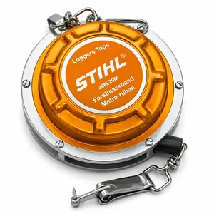 STIHL 0000 881 0804 Loggers Tape – 20 m / 65 ft | Durable Forestry Measuring Tape | Automatic Rewind