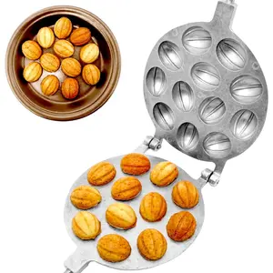 12 Walnut Cookie Mold Maker Russian Oreshki Орешница Baking Mold