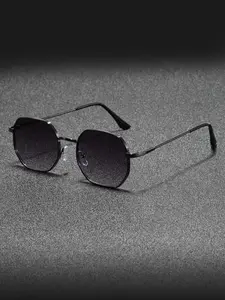 Men's Vintage Metal Frame Glasses, Trendy Casual Glasses for Everyday Use, Fashion Accessories for Outdoor Activities