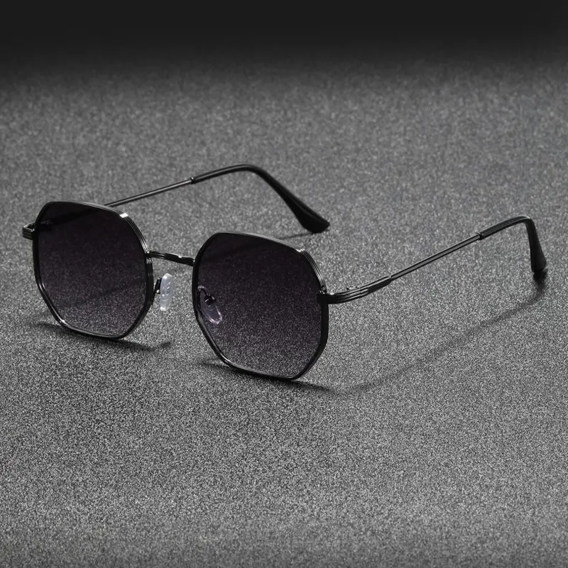 Men's Vintage Metal Frame Glasses, Trendy Casual Glasses for Everyday Use, Fashion Accessories for Outdoor Activities, Stylish Glasses, Fashion Accessory Eyewear