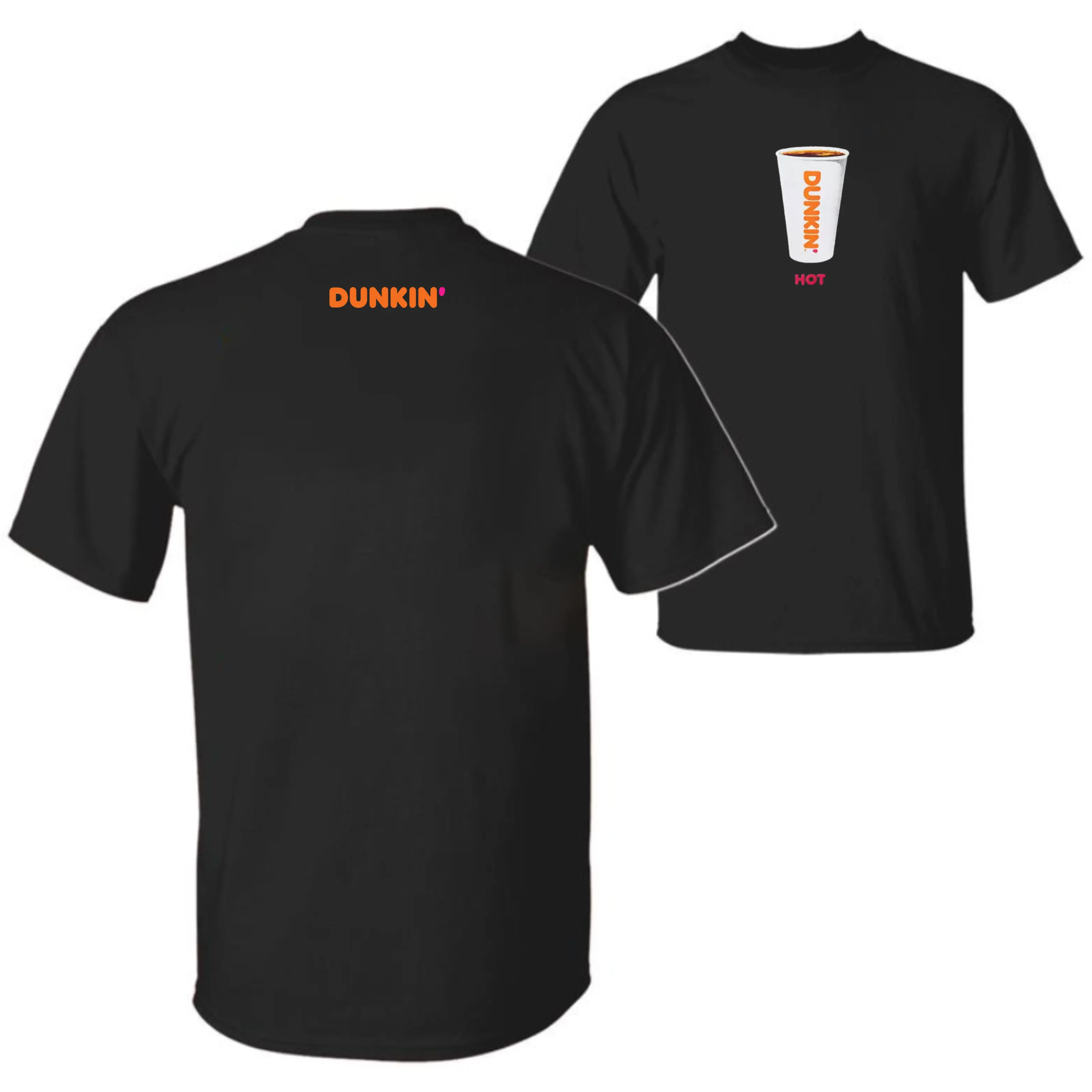 Dunkin' Exclusive Graphic Tee, 2 Sided, Lovers Shirt, Trendy Streetwear Top, Casual Unisex Tee, Gift For Men Women, Menswear, Womenswear, Full Size