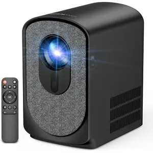 Mini Projector with WiFi6 5G and ,  1080P Supports 4K Movie Video, 350ANSI, Auto Keystone Correction, Electric Focus & Zoom, Portable Projector for Phone/Laptop/TV Stick/HDMI
