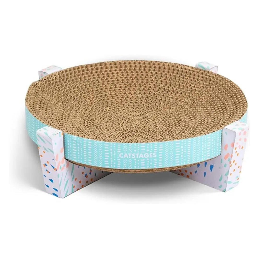 Scratch, Snuggle & Rest Corrugated Cat Scratcher With Catnip (packaging may vary)