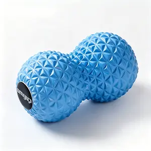 Peanut Massage Ball for Deep Tissue Muscle Relief, EVA Trigger Point Massager for Neck, Back & Foot, Yoga & Fitness Therapy Ball for Recovery