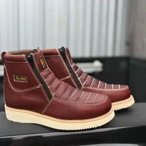 Zapato Double Cierre Cognac