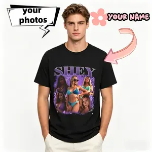 90s Vintage Bootleg Idea T-Shirt, Custom Your Own Bootleg Shirt, Insert Your Photo Here Shirt, Custom Girlfriend, Boyfriend, Kid Photo, Best Gift