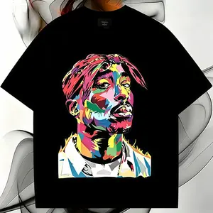 []  Vintage TuPac Graphic Tee, Tupac Shakur Shirt, 2Pac Shirt, 90S Merch, Rapper Shirt, Hip Hop 90S Legends Shirt, Rapper Merch Golf Gift T-Shirt For Men And Women Streetwear Soft Smooth Fabric Seamless Menswear Tshirt Cotton graphic tee 90s graphic tees