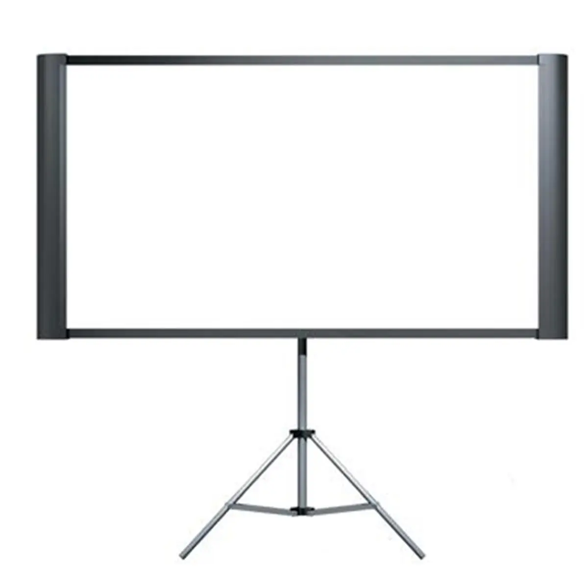 Epson Duet Portable Home Projector Screen - Adjustable Screen Mount, Dual Formats, Wall-Floor Compatible Installation, Black, Front-Projection for HDTV, Movie Night, Watch Party