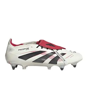 adidas Mens Predator Elite Fold-Over Tongue  Soccer Cleats  - Off White