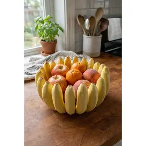 Gazzaladra Banana Bowl l Decor | Tableware | Decorative Bowl | Fruit Bowl