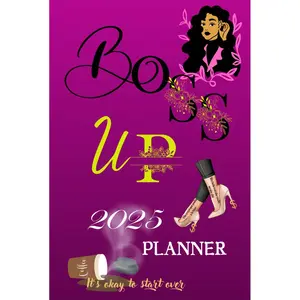 Boss up 2025 Planner: With Vision Boards, 2025 Calendar with Holidays highlighted,Monthly Bible verses,Savings Tracker Guide, Accomplishments & ... Guide, Ruled pages for notes and To-do-list. Hardcover – September 24, 2024