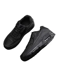 Men's Trendy Breathable Mesh Sneakers, Soft Bottom Anti-Slip Air Cushion Running Shoes, Korean Style Sporty Casual Shoes