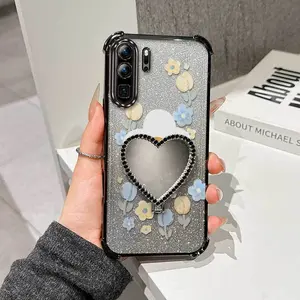 1 Piece Big White Flower Suitable For Huawei P30 Pro Phone Case Cover Made From Flexible huawei P30 Lite/P30 Pro/Nova 9 SE Providing Elegant And Stand Experience In Daily Use