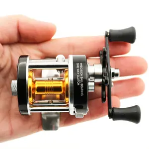 CL25 Micro Baitcast Reel - Deep Spool Metal Frame for Trout/Panfish with 3.8:1 Gear Ratio Ultralight Design for Smooth Casting Retrieval & Durable Chrome Plated Brass Frame