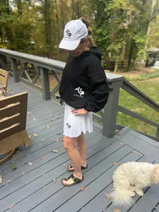 Lady's Performance Crossover High Waisted Mid length flowy Skorts with Pockets