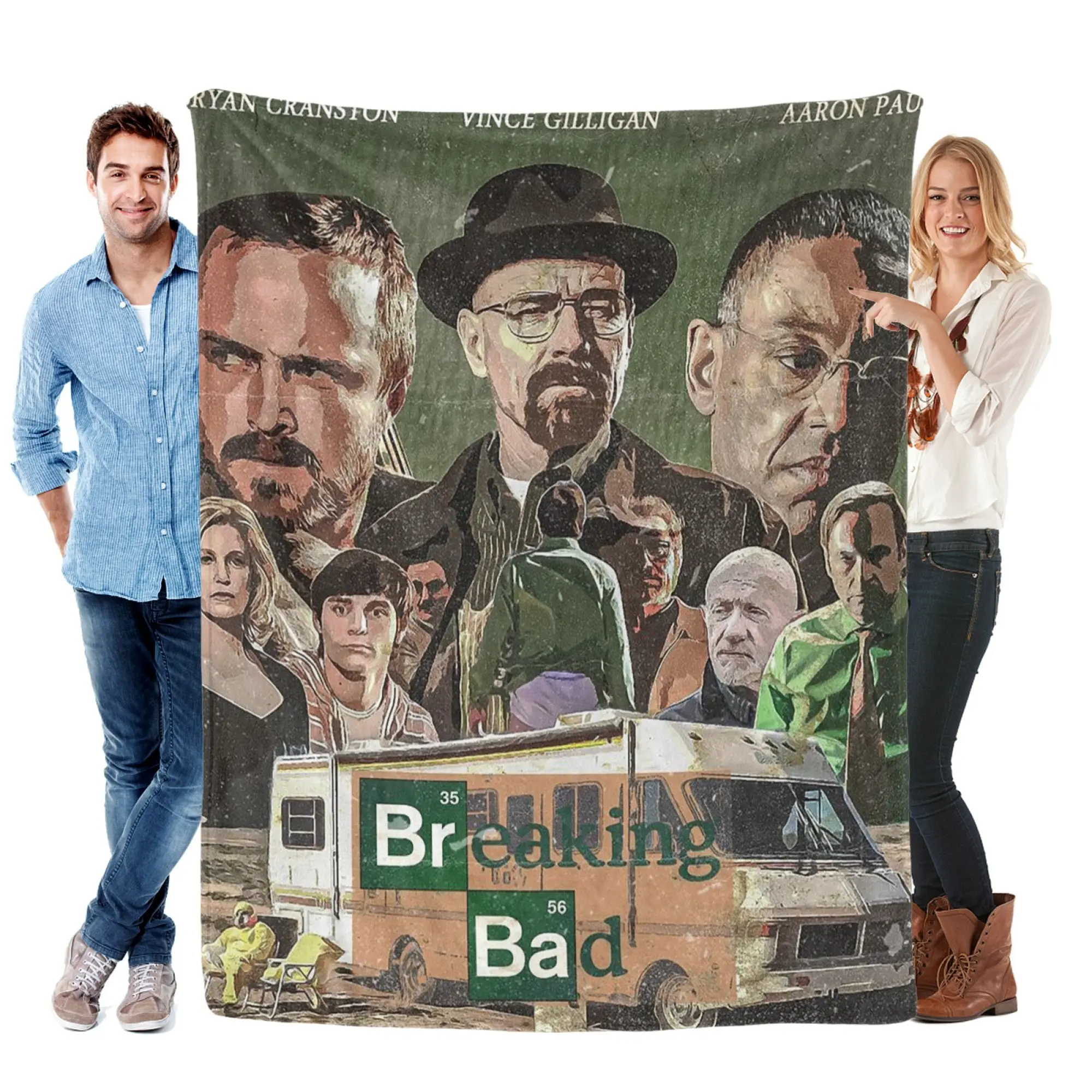 Five Breaking Bad Flannel Blankets are soft and comfortable. They are suitable for both office and home use and are perfect for fans of the Breaking Bad TV series