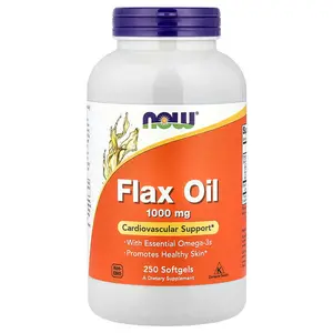 NOW Foods, Flax Oil with Essential Omega-3's, 250 Softgels