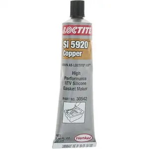 Loctite 70 oz Tube Copper (Color) RTV Silicone Gasket Sealant 24 hr Full Cure Time 198818