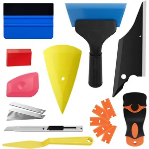 24pcs Window Tint Kit, Professional  Easy-to-Use Window Tinting Tools for Car or Home - Includes Tint Squeegee, Felt Squeegee, and Cutting Knife for Window Film Installation
