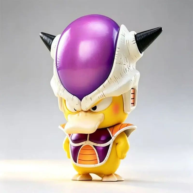 Pokémon Dragon Ball Series Figures, Psyduck Cos Frieza, Buu & Piccolo Doll Ornaments