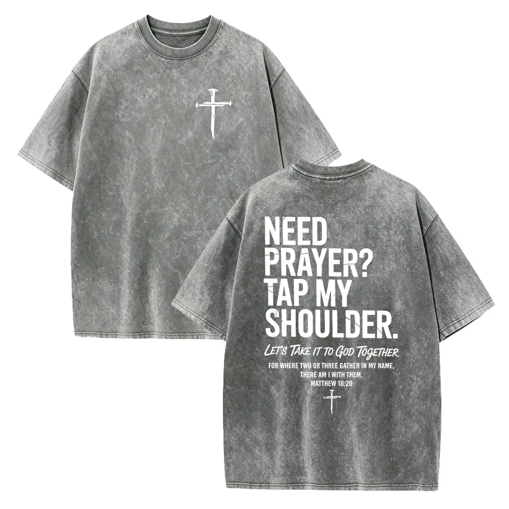 Need Prayer Tap My Shoulder Shirt, Bible Verse Tee, Church T-shirts, Trendy Christian Gift,men's t shirts,graphic shirts,humor graphic tee,cotton graphic tees, funny graphic tee,vintage shirts,good graphic tees,book merch,men's summer t shirts
