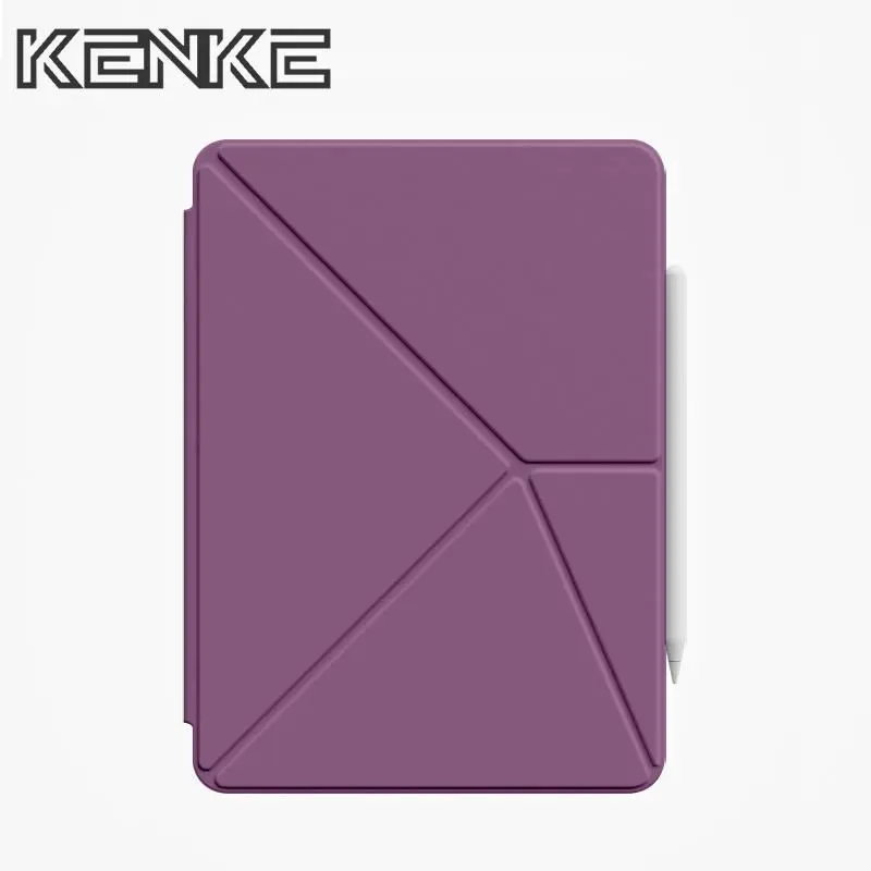 KENKE KENKE Magnetic K-fold Double-sided Clip Tablet Case, Auto Sleep/Wake Tablet Protective Cover, Tablet Covers, Tablet Accessories for iPad Pro 11 Inch 2020 2021 2022 Mini 6 A17 Pro Air 4th 5th y-fold stand