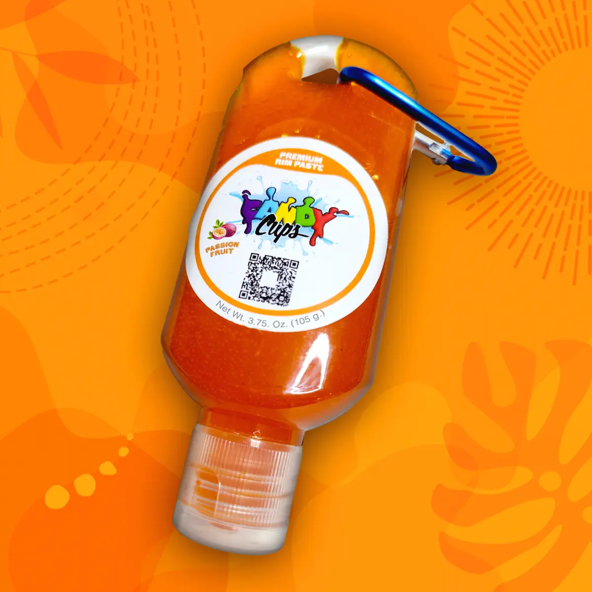 Candy Cups Premium Flavored Squeeze Bottle Passion Fruit 3.75 oz