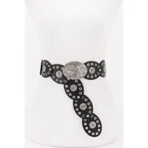 Oval Linked Statement Belt