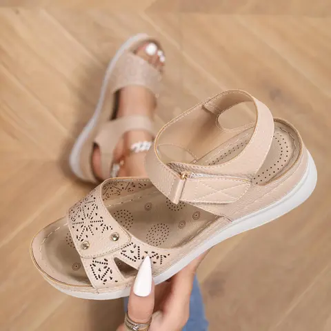 Women's Fashionable Plain Color Sandals, Casual Comfortable  Sandals for Beach, Fashion Shoes for Party, Daily Clothing Decor, Footwear, Peep Toe