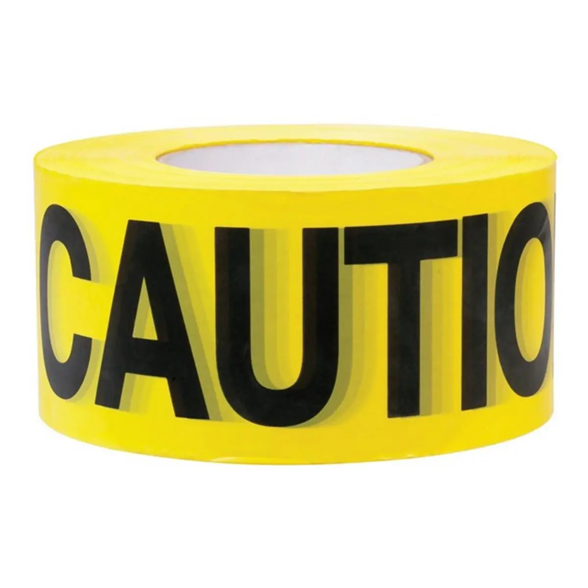 C.H. Hanson 19000 Caution Tape - 3 in x 1000 ft, 1.5 mil Polyethylene Reusable Work Safety Tape with Bold Print, Rectangular Design for Home Improvement, Restrict Entry Needs
